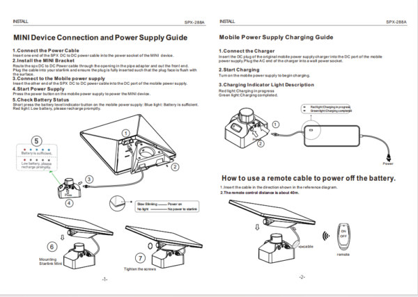 详情页说明书(1) Starlink Mini Portable Power Bank SPX-288 Black